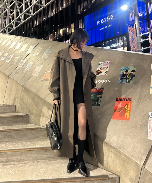 オーバーロングトレンチコート（トレンチコート）｜TEEN BOOP