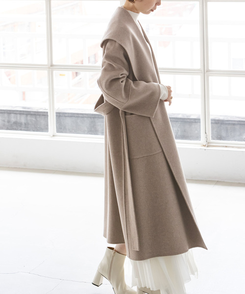 Noble（ノーブル）の「Super160s リバーワイドカラーコート（その他