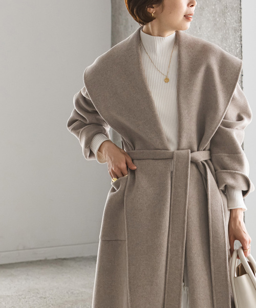 Noble（ノーブル）の「Super160s リバーワイドカラーコート（その他