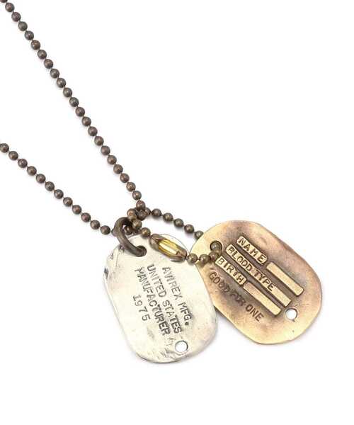 AVIREX（アヴィレックス）の「Re 40s DOGTAG/ドッグタグ ネックレス