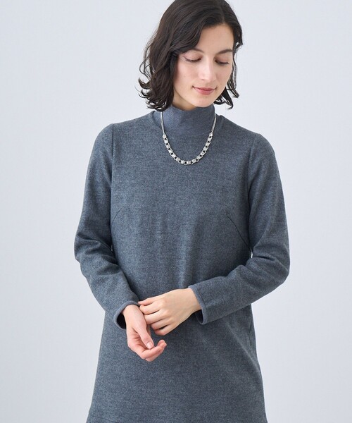 ANAYI（アナイ）の「ウールジャージーヘムフレア ワンピース