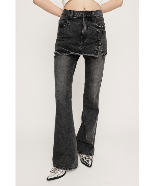 SLY（スライ）の「OVERDYE JW LAYERED FLARE PT-BE オーバーダイ