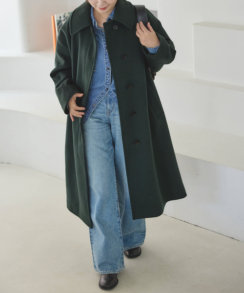 セール】《追加》スーパー140ビーバーステンカラーコート（ステン