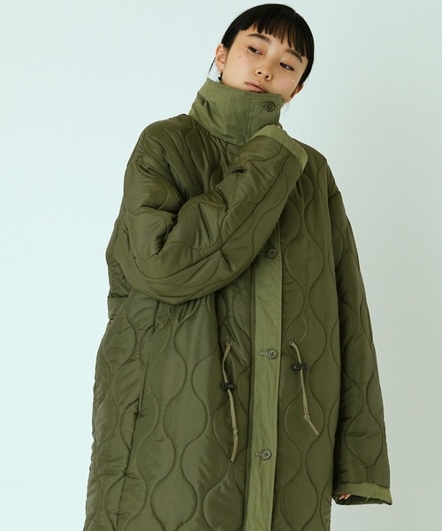 forksy.（フォルクシー）の「【forksy.】2wayキルティングオーバー