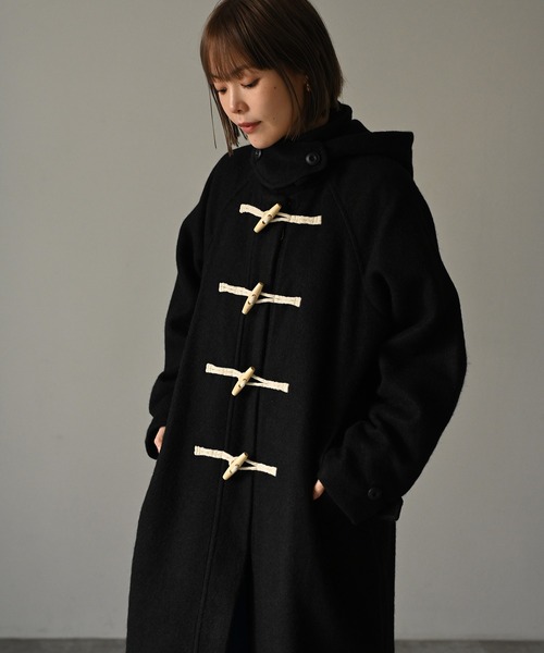 HERENCIA（ヘレンチア）の「ダッフルロングコート【フード・チン