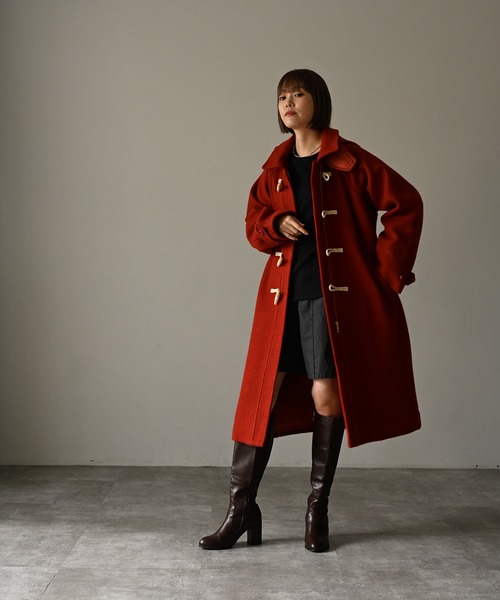 HERENCIA（ヘレンチア）の「ダッフルロングコート【フード・チン