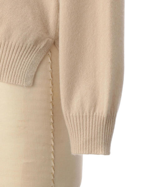 Drawer（ドゥロワー）の「Drawer 14G カシミヤタートルネックニット