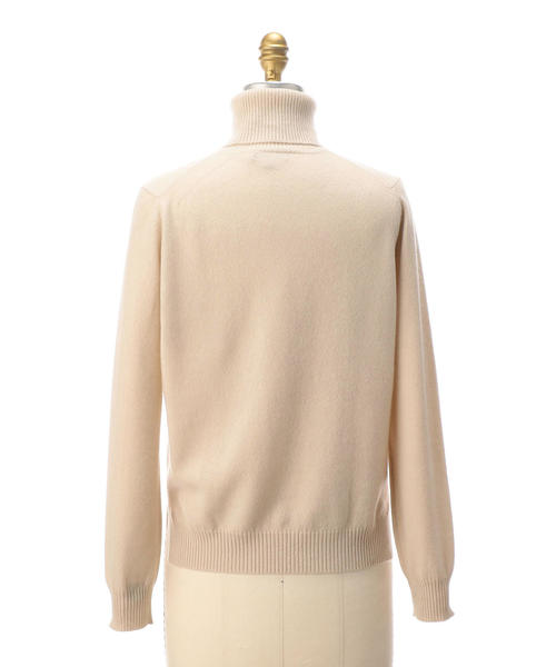 Drawer（ドゥロワー）の「Drawer 14G カシミヤタートルネックニット