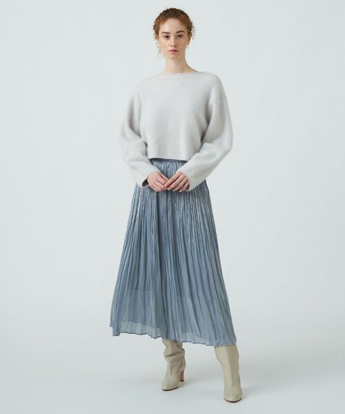 BALLSEY（ボールジィ）の「フラッフィーヤーン ボートネックプル