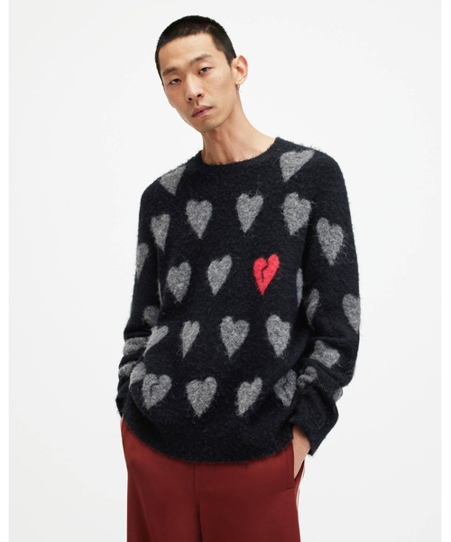 ALLSAINTS（オールセインツ）の「AMORE HEART MOTIF RELAXED FIT