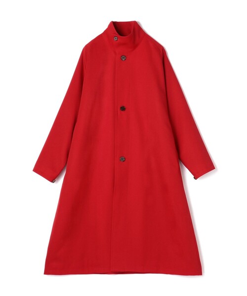 ウールギャバジン スタンドカラーコート（ステンカラーコート）｜CABaN