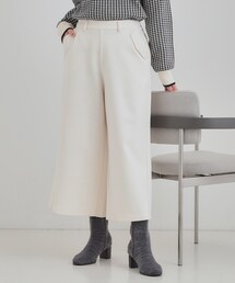 ガウチョパンツ」に該当するパンツ（ホワイト/白色系・ワイド・ルーズ