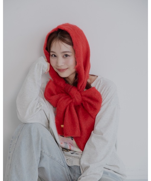 JUMELLE（ジュメロ）の「モヘアフードマフラー（マフラー）」 - WEAR