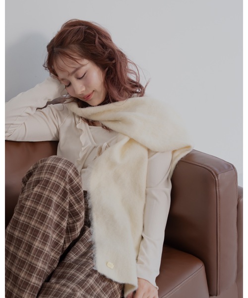 JUMELLE（ジュメロ）の「モヘアフードマフラー（マフラー）」 - WEAR