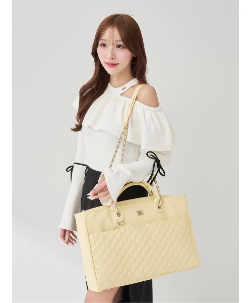 DDキルティングワイドマルチトートバッグ（トートバッグ）｜Darich