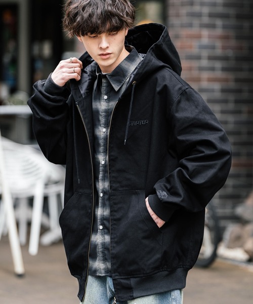 STARTER BLACK LABEL ダックフルジップパーカー トラックジャケット