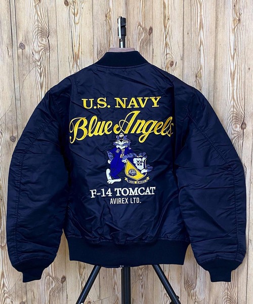 AVIREX（アヴィレックス）の「L-2 BLUE ANGELS F-14 MA1（MA-1）」 - WEAR