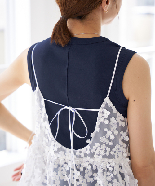 FLORE FLORE/フローレフローレ ESME TANK タンクトップ（タンクトップ