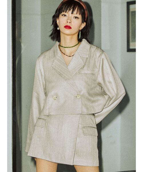 jouetie（ジュエティ）の「ジャケットライクセットアップ