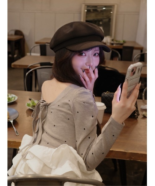 ボリュームフレアニットチュニック（ニット/セーター）｜Darich