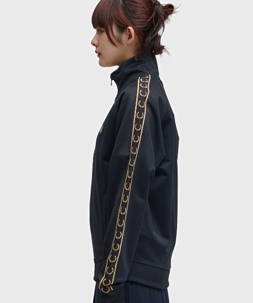 新色先行予約受付中／Contrast Tape Track Jacket／フレッドペリー