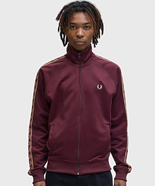 新色先行予約受付中／Contrast Tape Track Jacket／フレッドペリー
