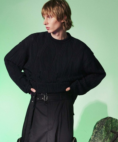 MAISON SPECIAL（メゾンスペシャル）の「《UNISEX》Blister Jacquard