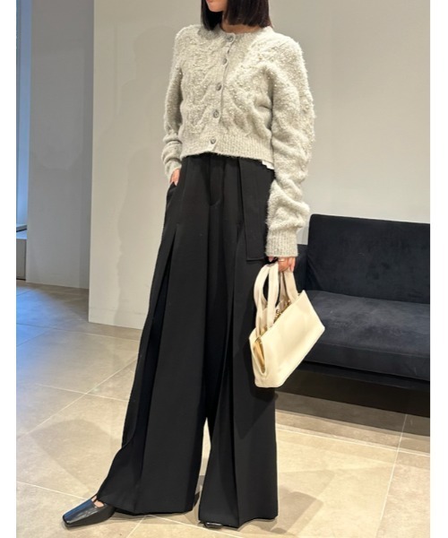 FRAY I.D（フレイアイディー）の「ハイウエストベルトデザインワイド