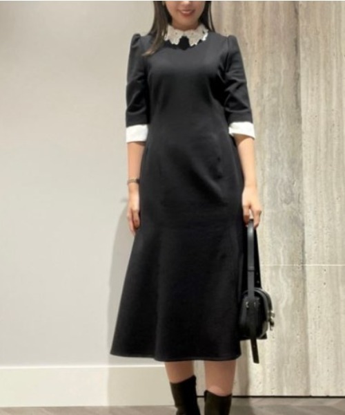 CELFORD（セルフォード）の「エンブロイダリーカラーポンチワンピース