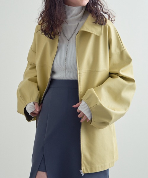 セール】【2サイズ展開！】フェイクレザージャケット（その他アウター