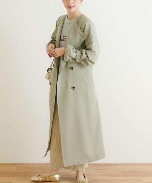 URBAN RESEARCH（アーバンリサーチ）の「ノーカラーロングトレンチ