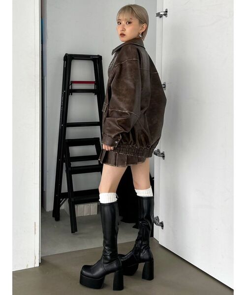 バルキープランプフィットブーツ（ブーツ）｜EMODA（エモダ）の