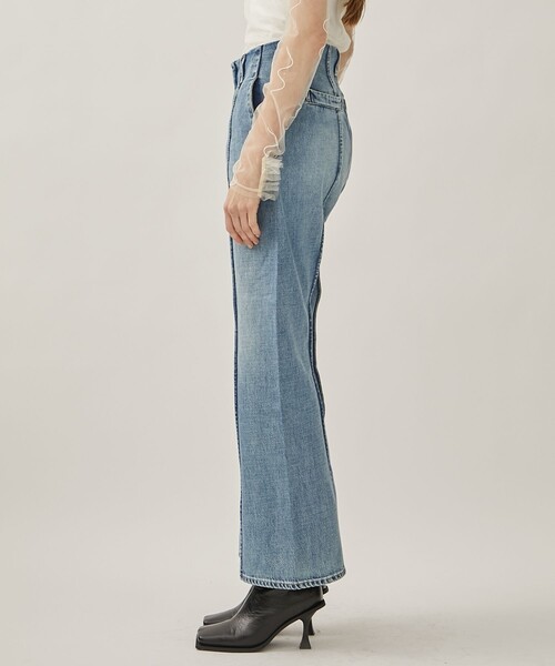 YOHEI OHNO/ヨウヘイオオノ】ベーシックウォッシュドデニム（デニム