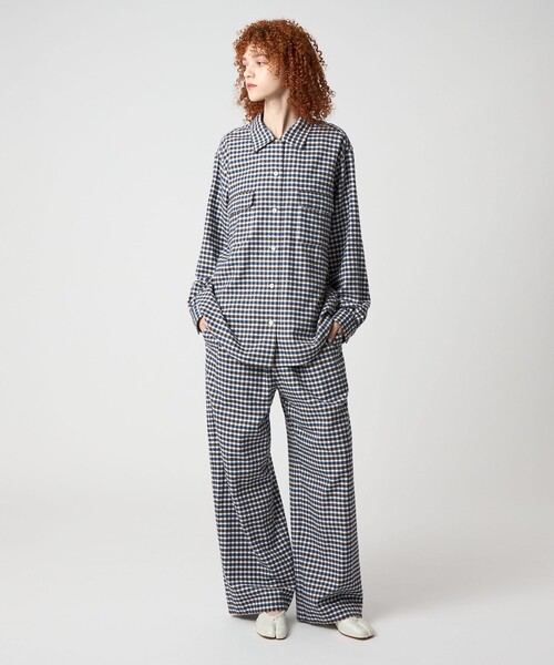 セール】＜6(ROKU)＞コットン チェック シャツ（シャツ/ブラウス）｜6