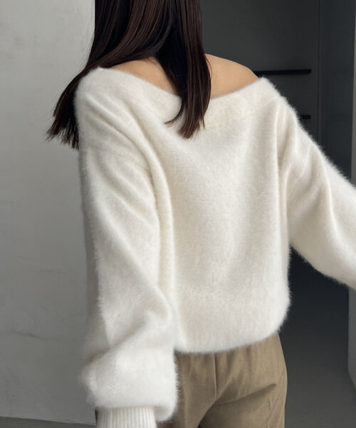 CAPRICIEUX LE'MAGE（カプリシューレマージュ）の「【C.L】FOXカシミア