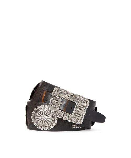 RRL（ダブル アール エル）の「レザー コンチョ ベルト（ベルト）」 - WEAR