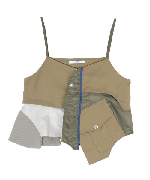 UN3D.（アンスリード）の「MA-1ドッキングビスチェ（キャミソール