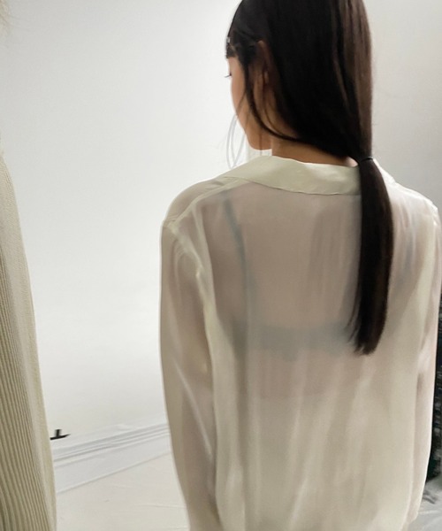 ENOF（イナフ）の「sheer jacket（シャツ/ブラウス）」 - WEAR