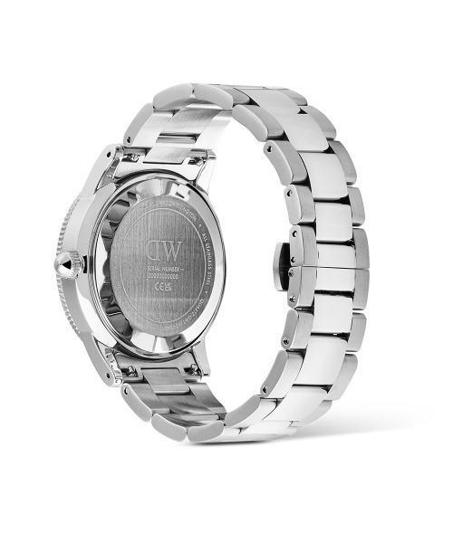 Iconic GMT Link Brushed Bezel Silver 40MM メイズ腕時計 シルバー