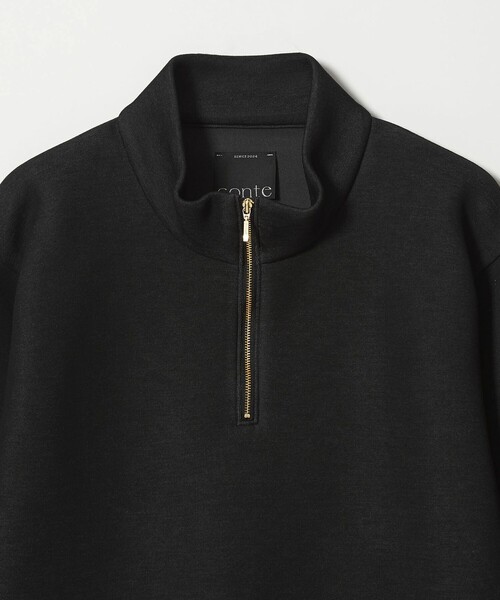 conte＞ ハーフジップ プルオーバー（スウェット）｜conte（コンテ）の