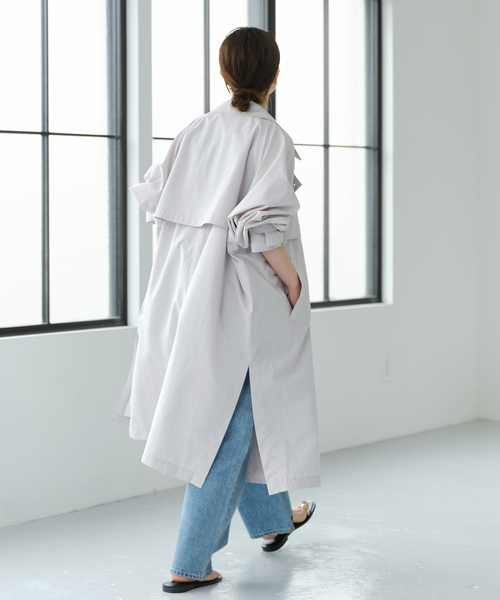 IENA（イエナ）の「PE/ポプリンオーバートレンチコート（トレンチ