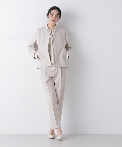 デイリーファンクション ノーカラージャケット(セットアップ可)（ノー