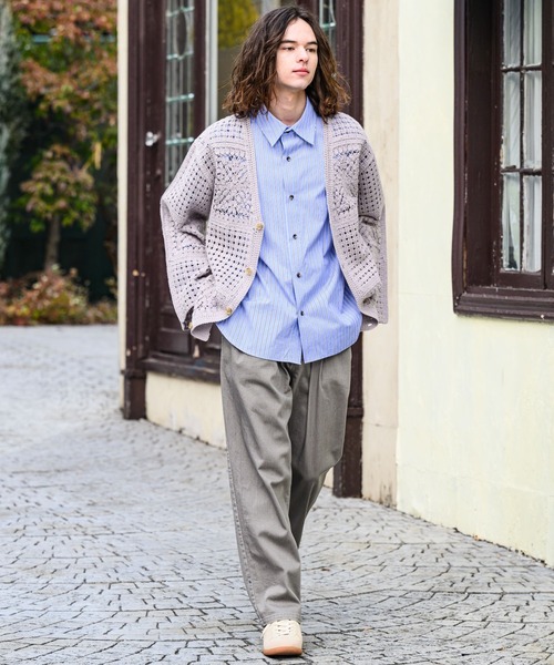CASPER JOHN（キャスパージョン）の「See through knit cardigan