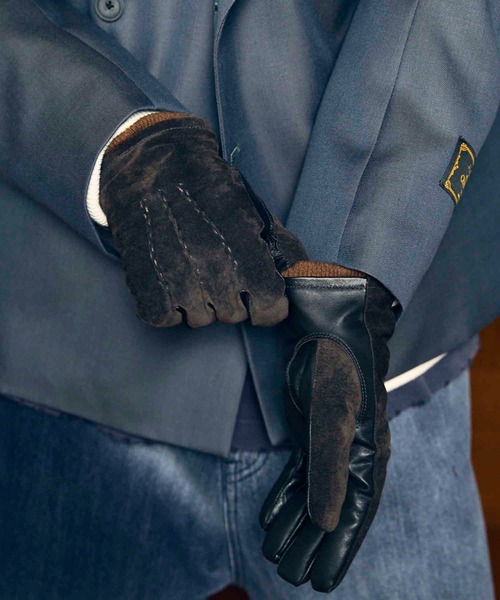 MAISON SPECIAL（メゾンスペシャル）の「《UNISEX》Pig Suede x Goat