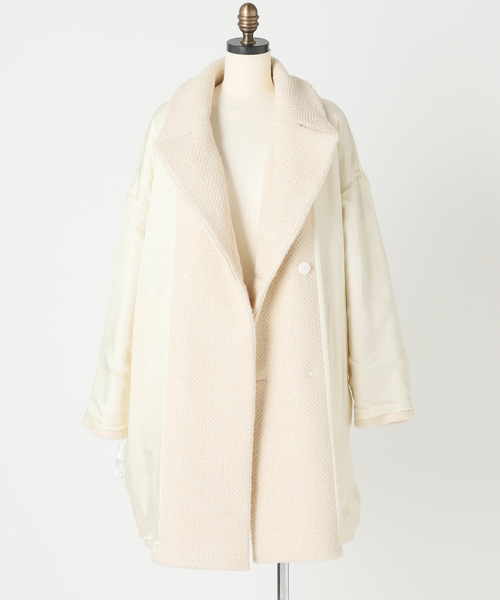 plage（プラージュ）の「GIOLICA ヘリンボン コクーンコート（その他