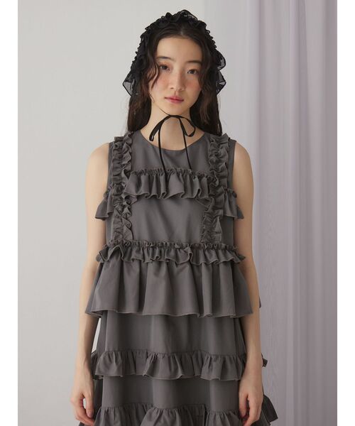 merry jenny（メリージェニー）の「フリルティアードワンピース