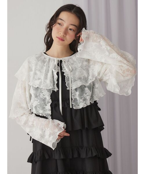 merry jenny（メリージェニー）の「フリルティアードワンピース