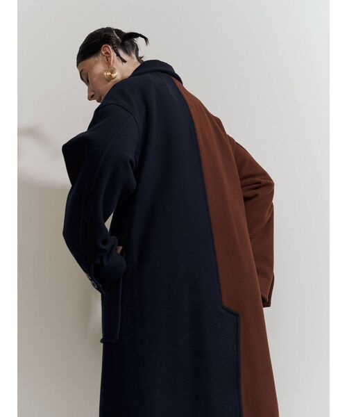 UN3D.（アンスリード）の「アシメカラーウールコート（その他アウター