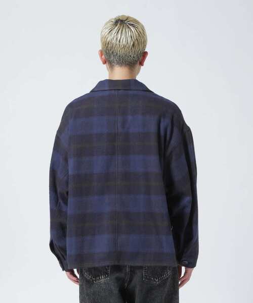 URU（ウル）の「URU/ウル/COTTON NEL CHECK - COVERALL JACKET