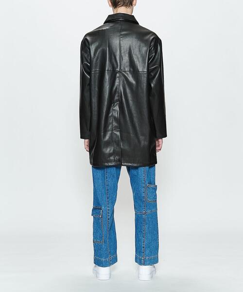 Jieda（ジエダ）の「＜JieDa＞ FAKE LEATHER COAT/コート（その他